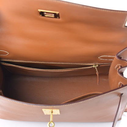 Hermes Chamonix Kelly Sellier 32 Gold 7 of 37