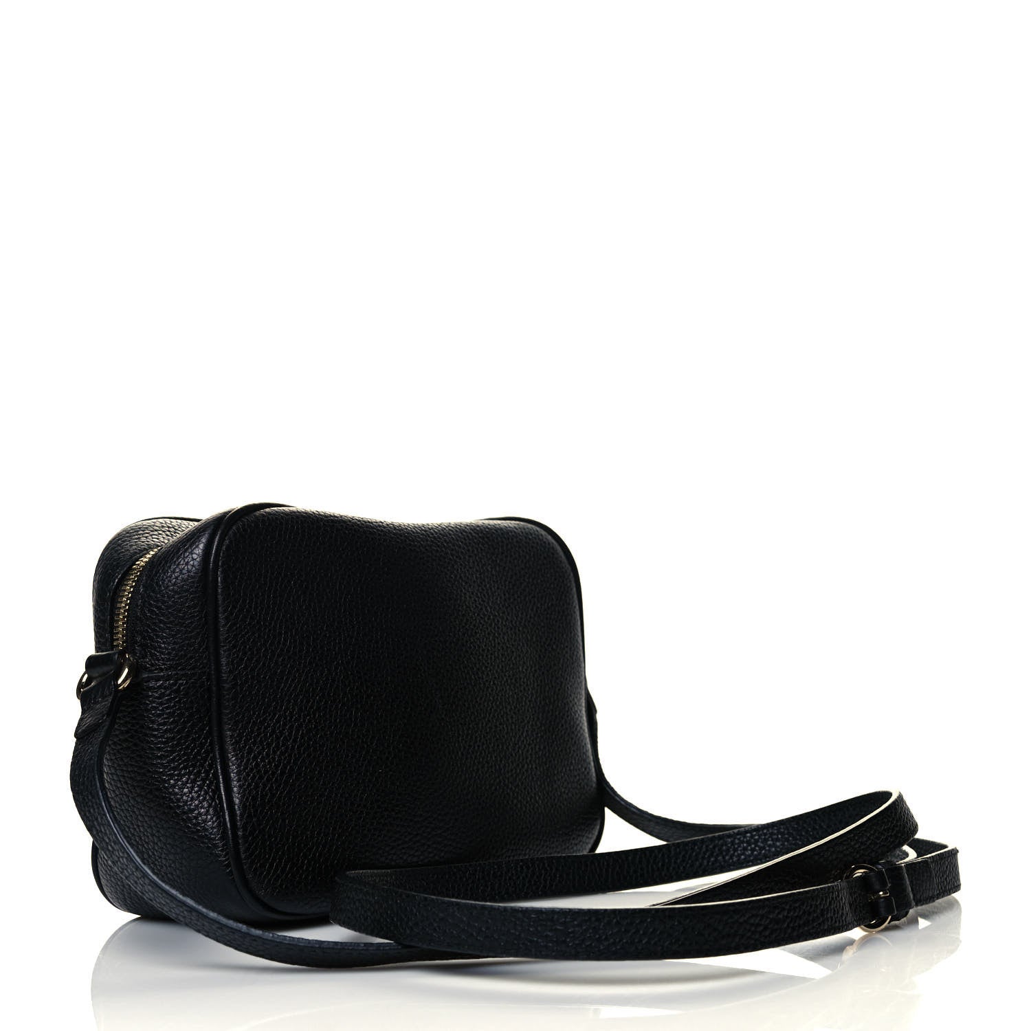 Gucci Pebbled Calfskin Small Soho Disco Bag Black 3 of 11