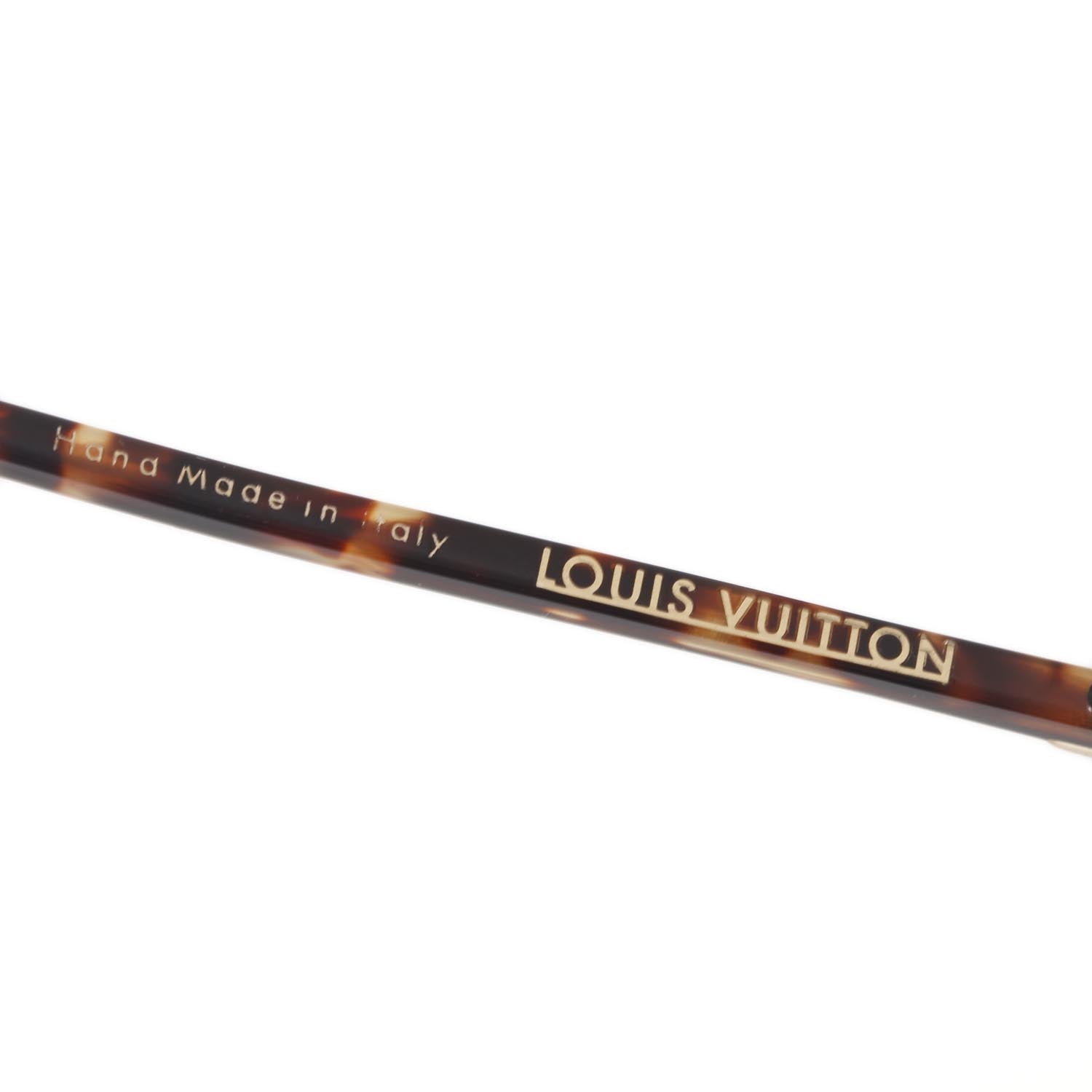 Louis Vuitton Conspiration Pilote Aviator Sunglasses Gold 7 of 11