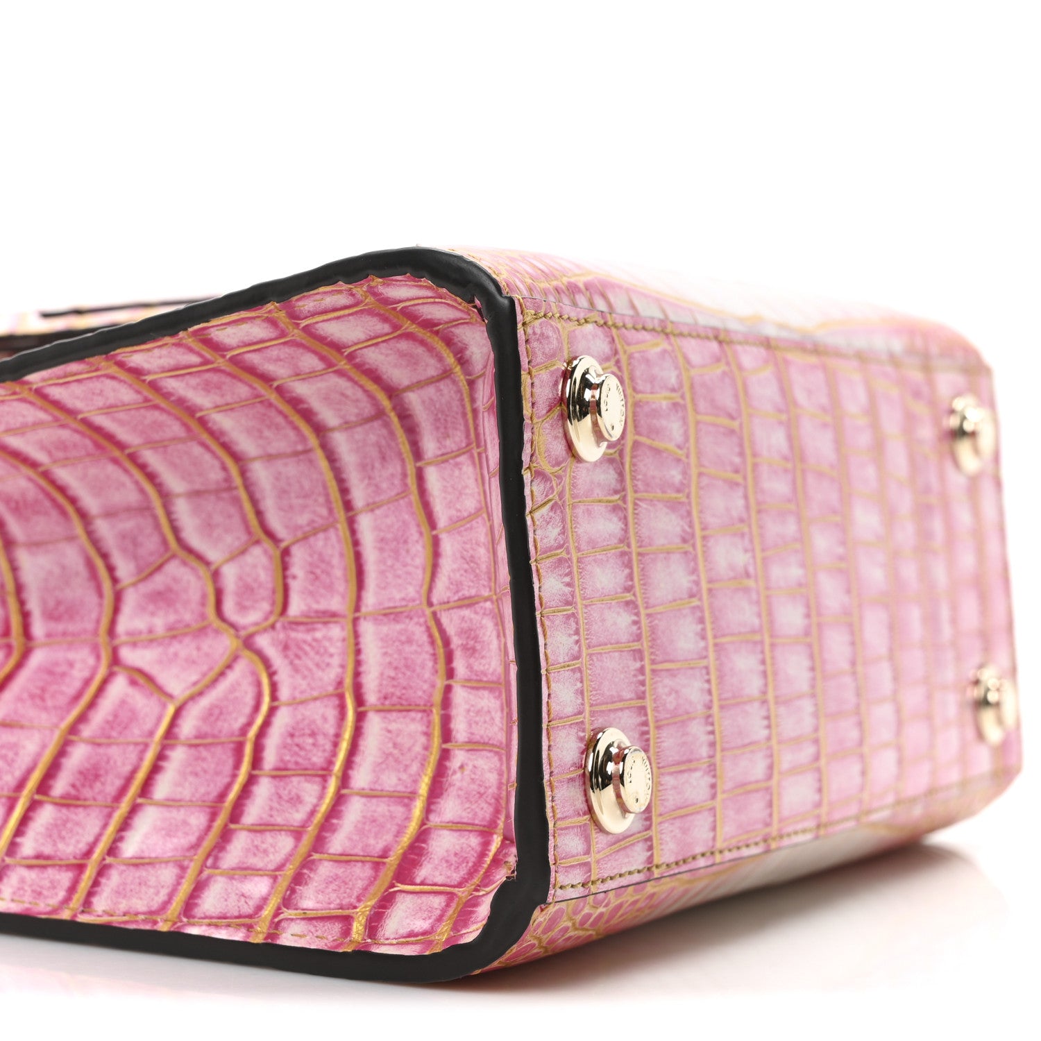 Louis Vuitton Alligator Mini City Steamer Sahara Rose 8 of 9