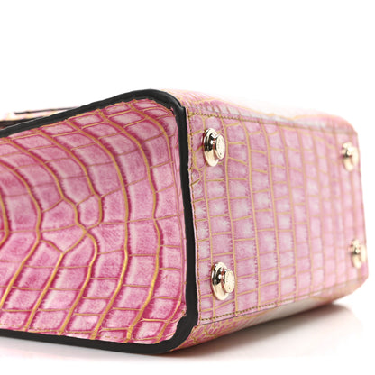 Louis Vuitton Alligator Mini City Steamer Sahara Rose 8 of 9