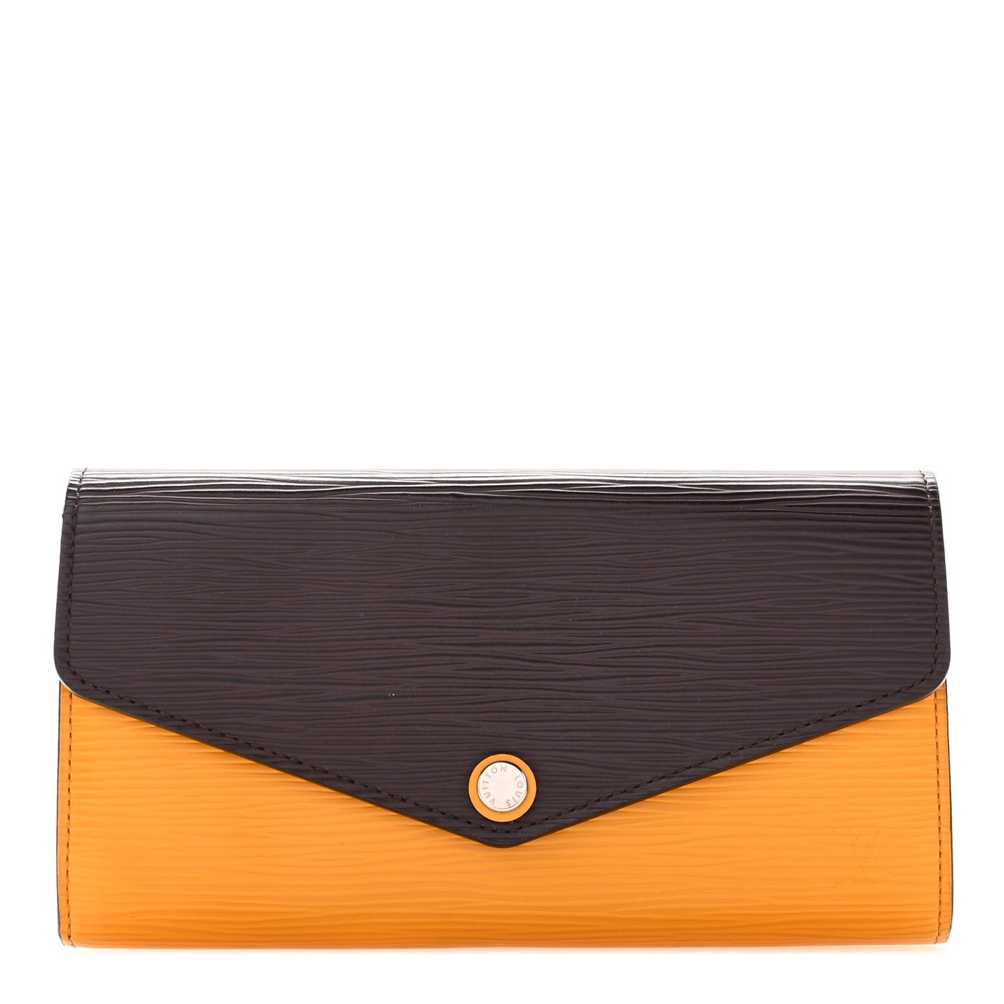 Epi Sarah Wallet NM Citron Cassis