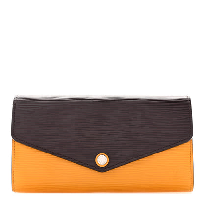 Louis Vuitton Epi Sarah Wallet NM Citron Cassis 1 of 8