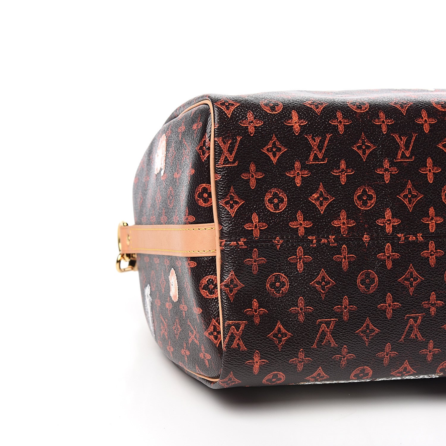 Louis Vuitton Catogram Speedy Bandouliere 30 Marron 7 of 9