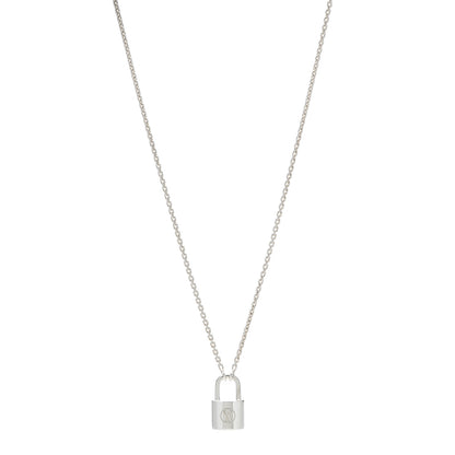 Louis Vuitton Sterling Silver Lockit Necklace 1 of 5
