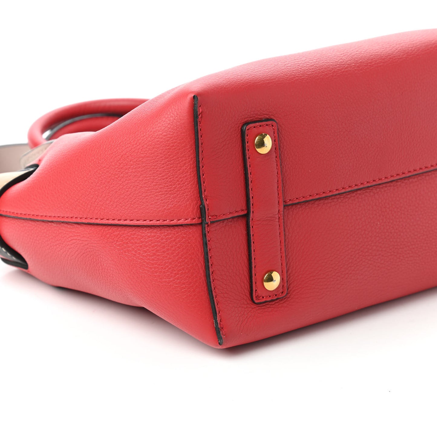 Soft Grain Calfskin Small Belt Bag Bright Military Red