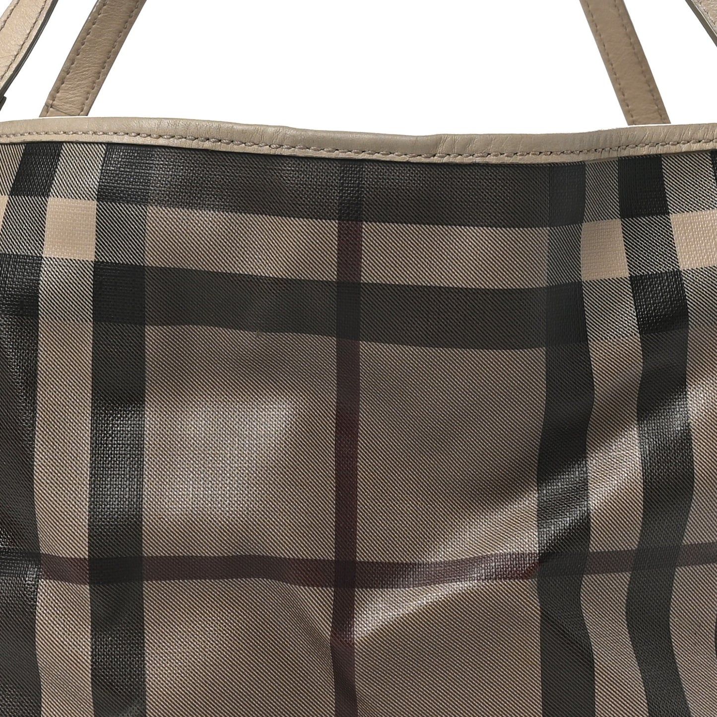 Smoked Check Small Canterbury Tote Trench