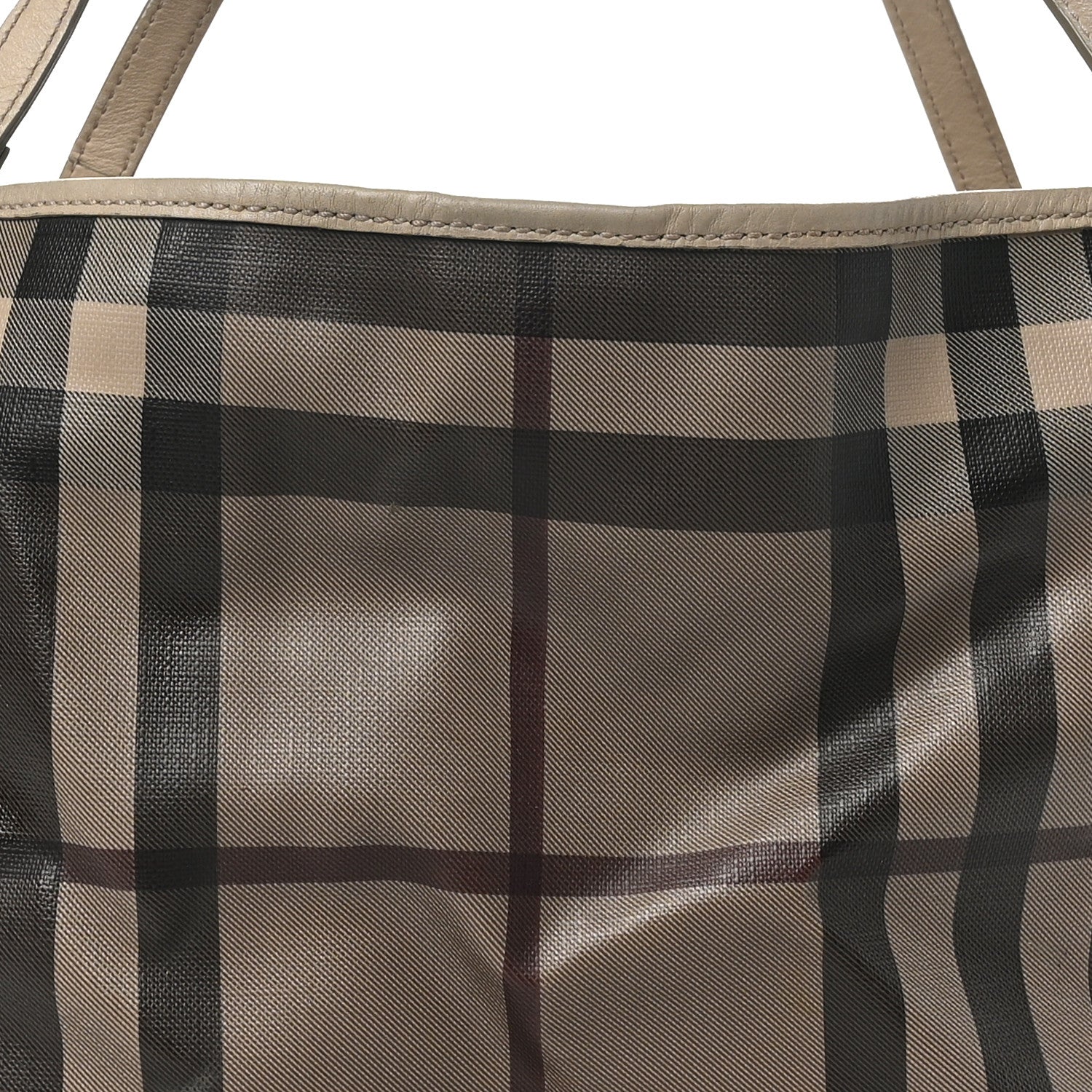 Burberry Smoked Check Small Canterbury Tote Trench 8 of 13