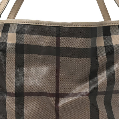 Burberry Smoked Check Small Canterbury Tote Trench 8 of 13