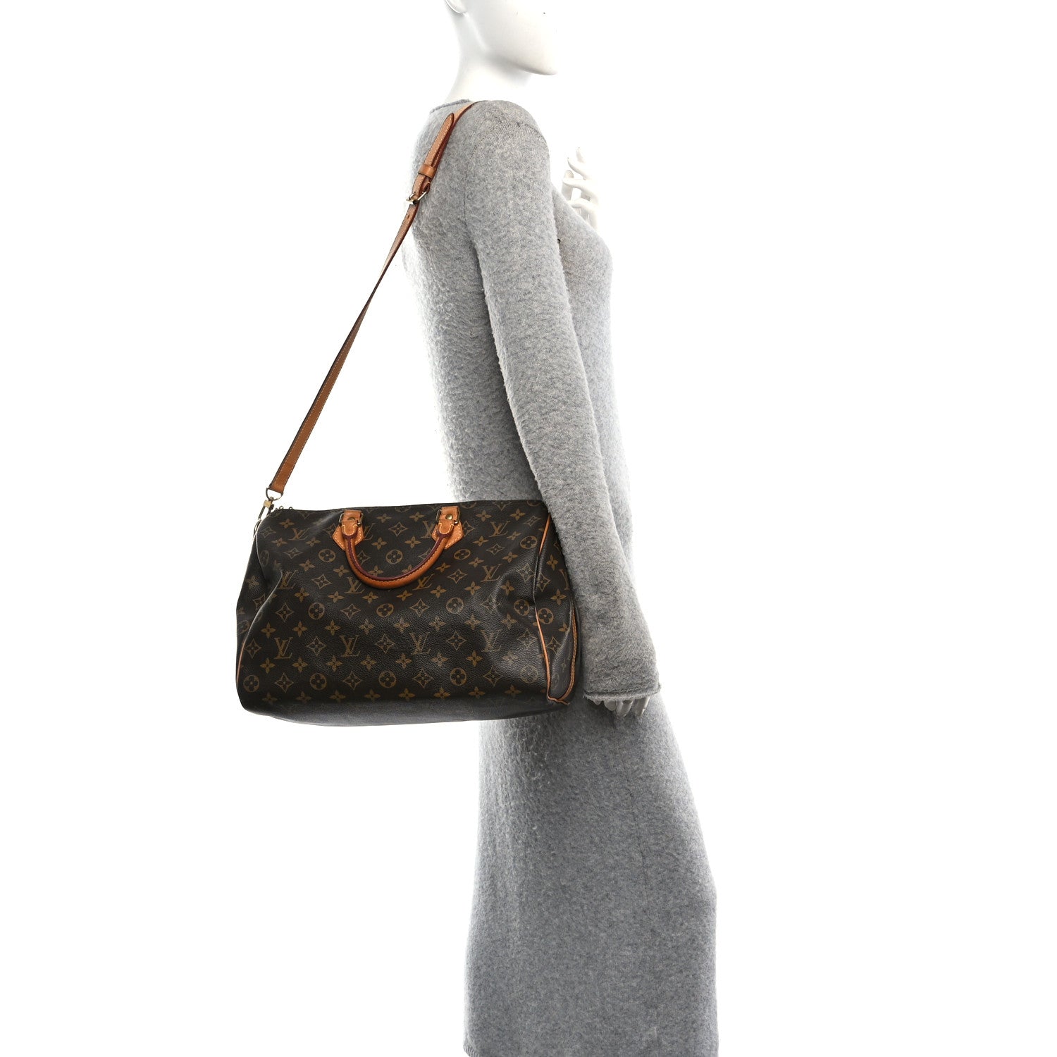 Louis Vuitton Monogram Speedy Bandouliere 35 2 of 10