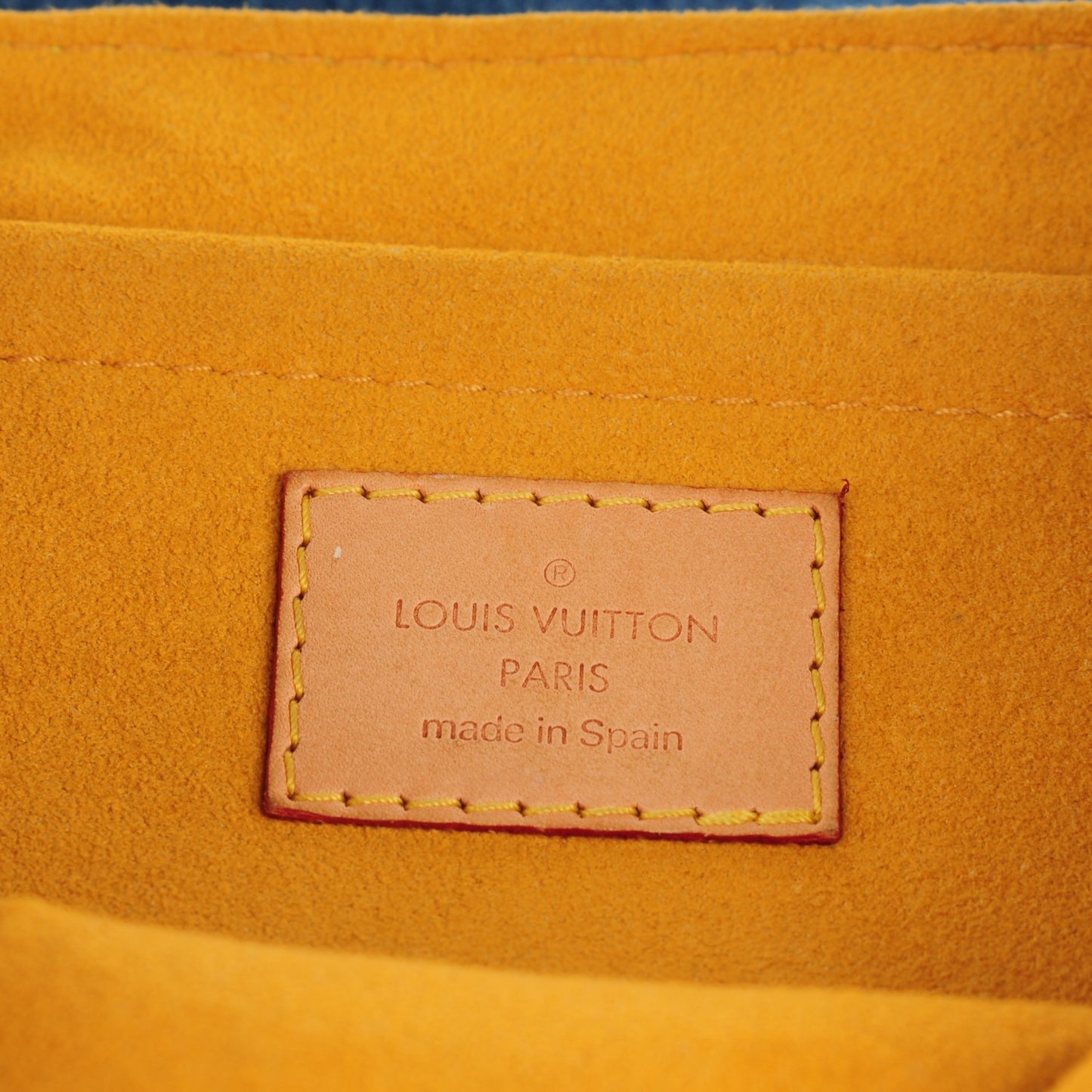 Monogram Denim Mini Pleaty Blue