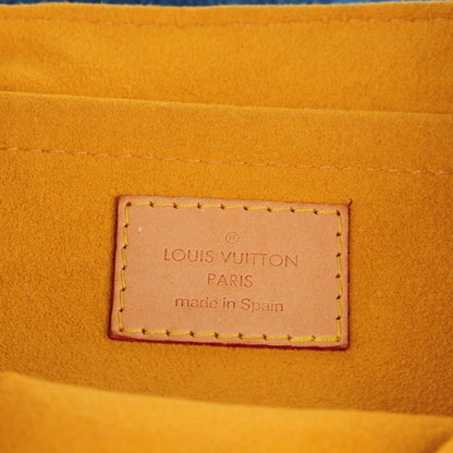 Louis Vuitton Monogram Denim Mini Pleaty Blue 5 of 7