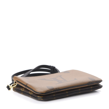 Louis Vuitton Reverse Monogram Giant Double Zip Pochette 4 of 10