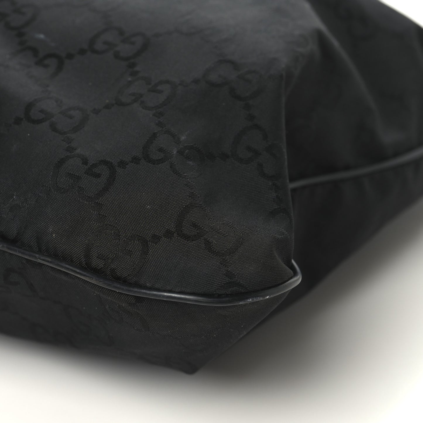 Nylon Monogram Messenger Black