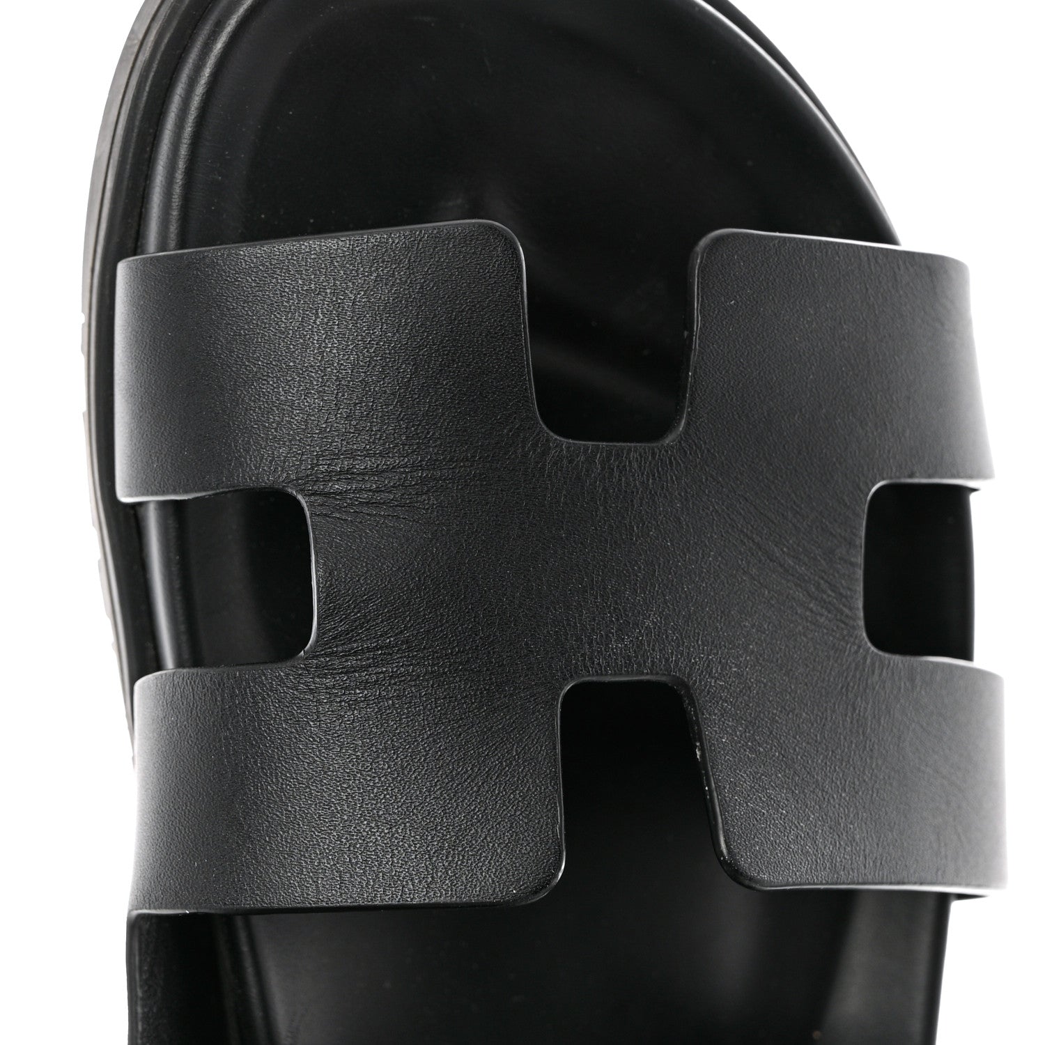 Hermes Calfskin Womens Chypre Sandals 40 Black 10 of 11