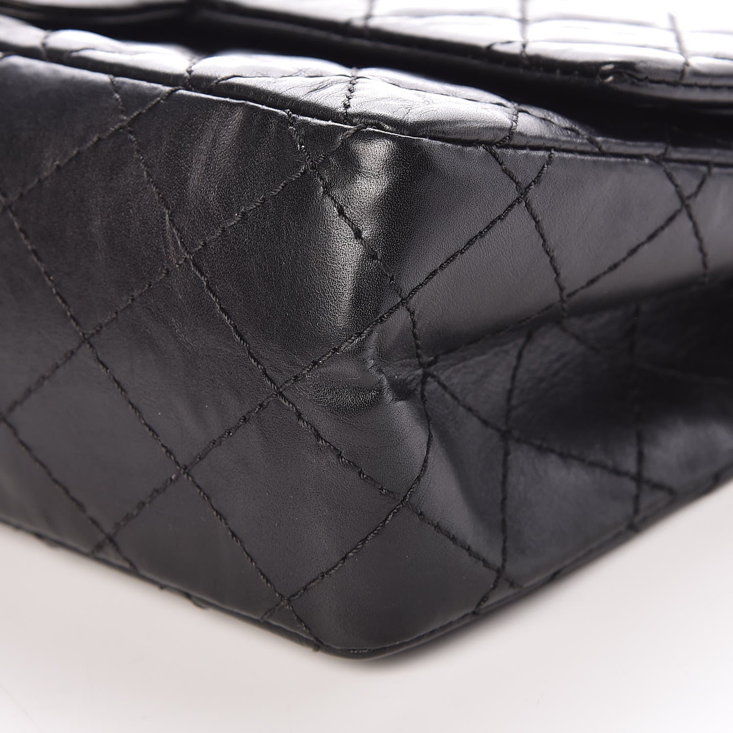 Chanel Aged Calfskin Quilted 2.55 Reissue 225 Flap Black 15 of 20