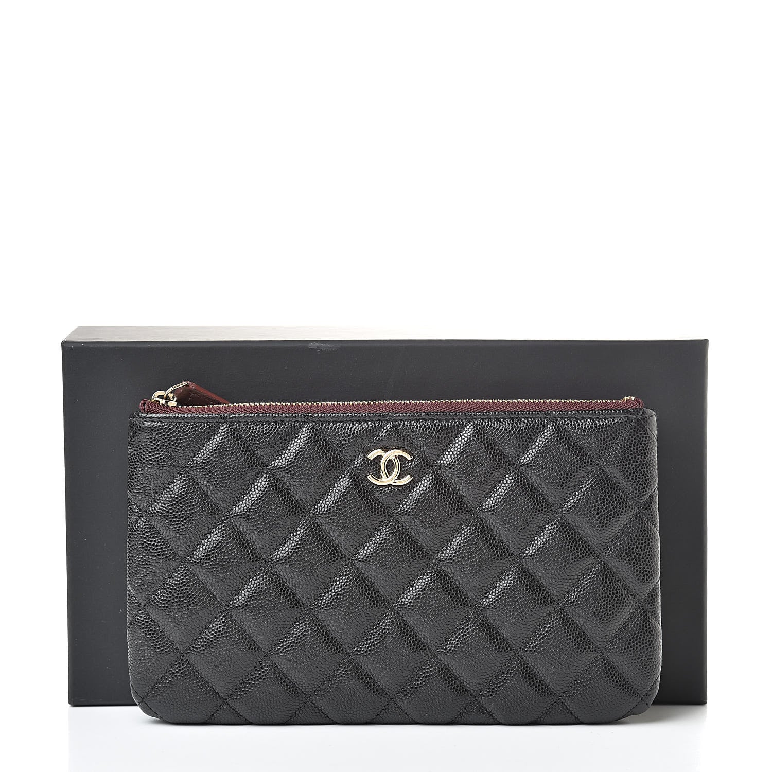 Chanel Caviar Quilted Cosmetic Case Black 8 of 8
