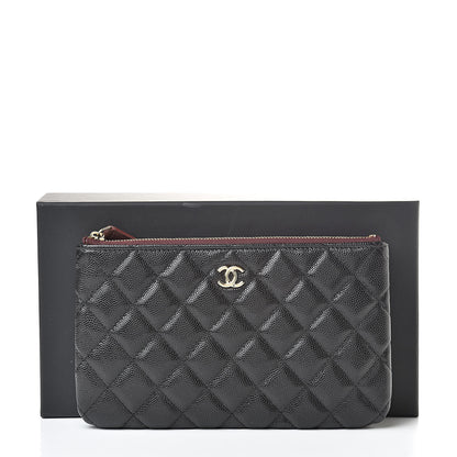 Chanel Caviar Quilted Cosmetic Case Black 8 of 8