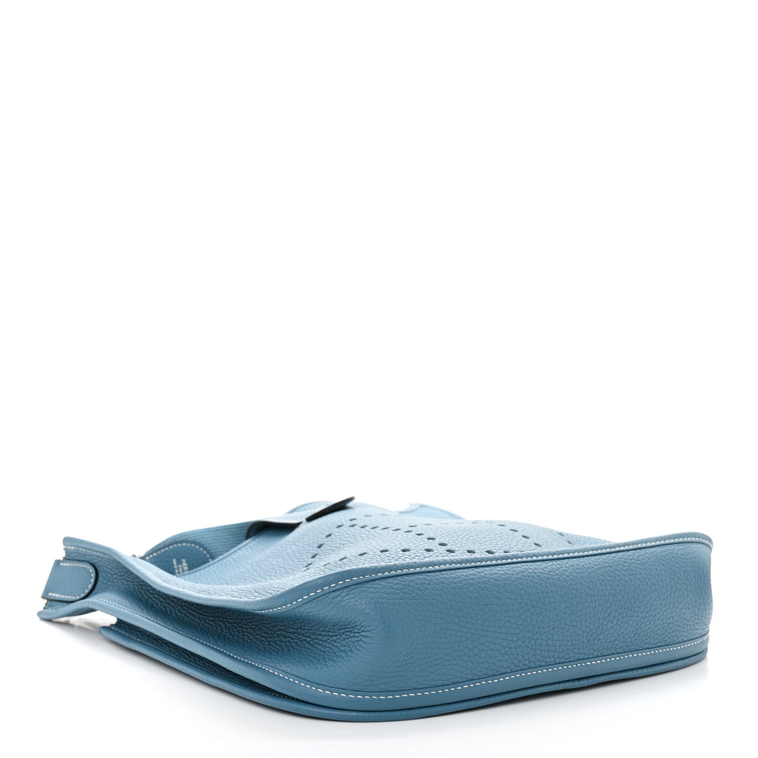Hermes Taurillon Clemence Evelyne III PM Blue Jean 4 of 11