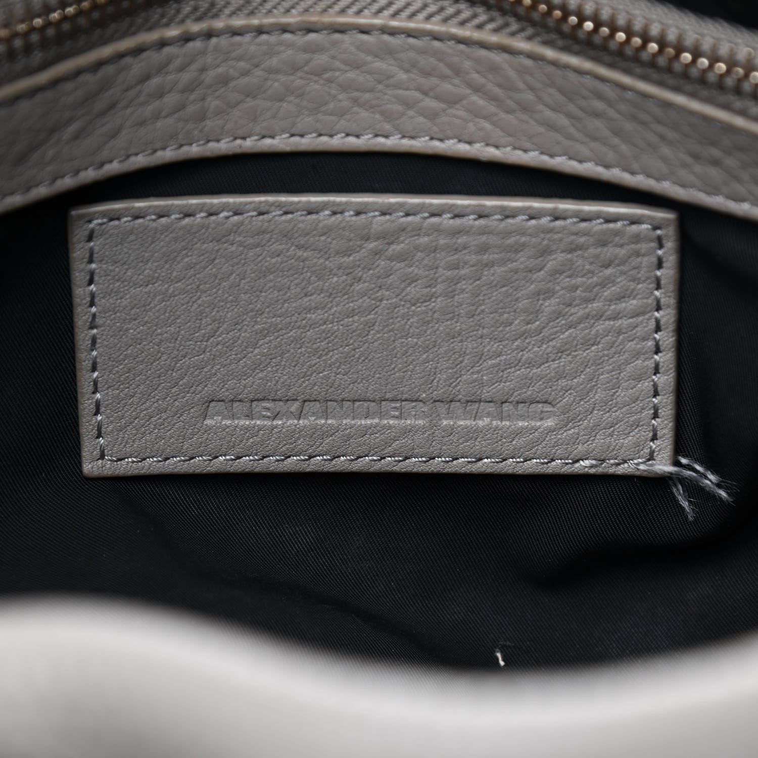 Alexander Wang Pebbled Lambskin Rocco Oyster 5 of 11