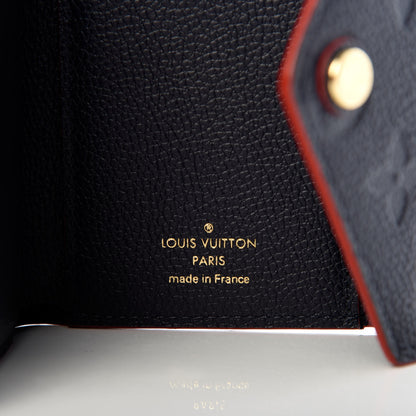Louis Vuitton Empreinte Victorine Wallet Marine Rouge 6 of 7
