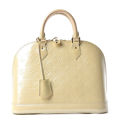 Louis Vuitton Vernis Alma PM Blanc Corail 1 of 14