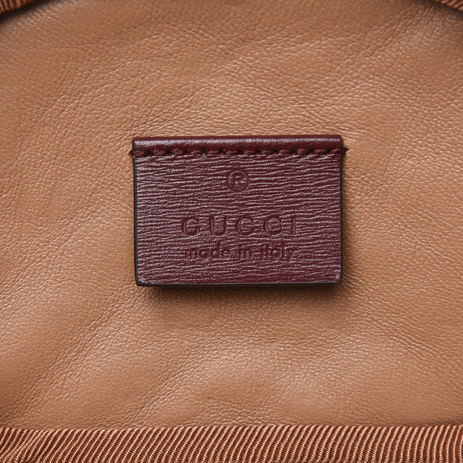 Gucci Calfskin Trapuntata Zumi Belt Bag Vintage Bordeaux 6 of 10
