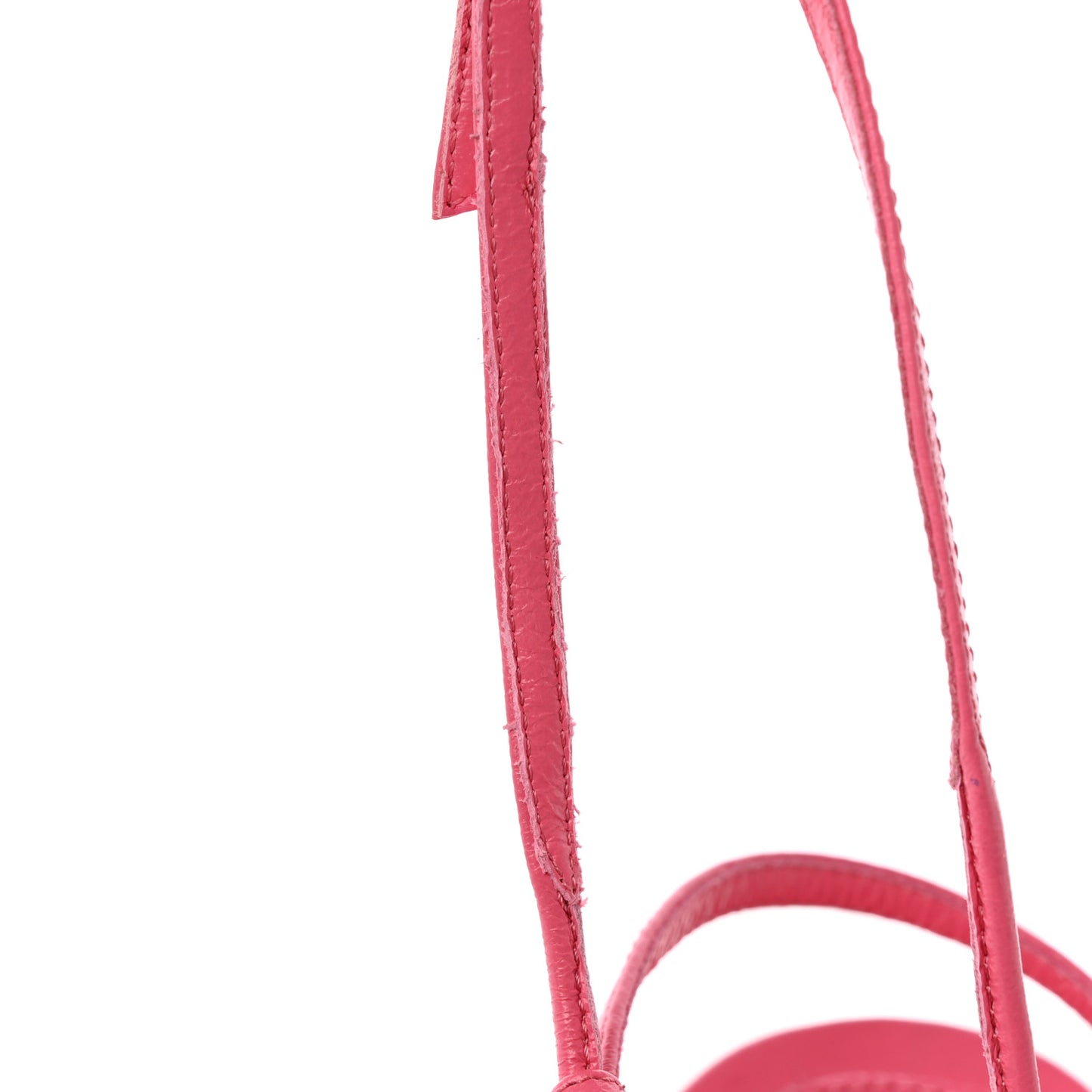 Crush Calfskin The Line 90mm Sandals 38 Milkshake
