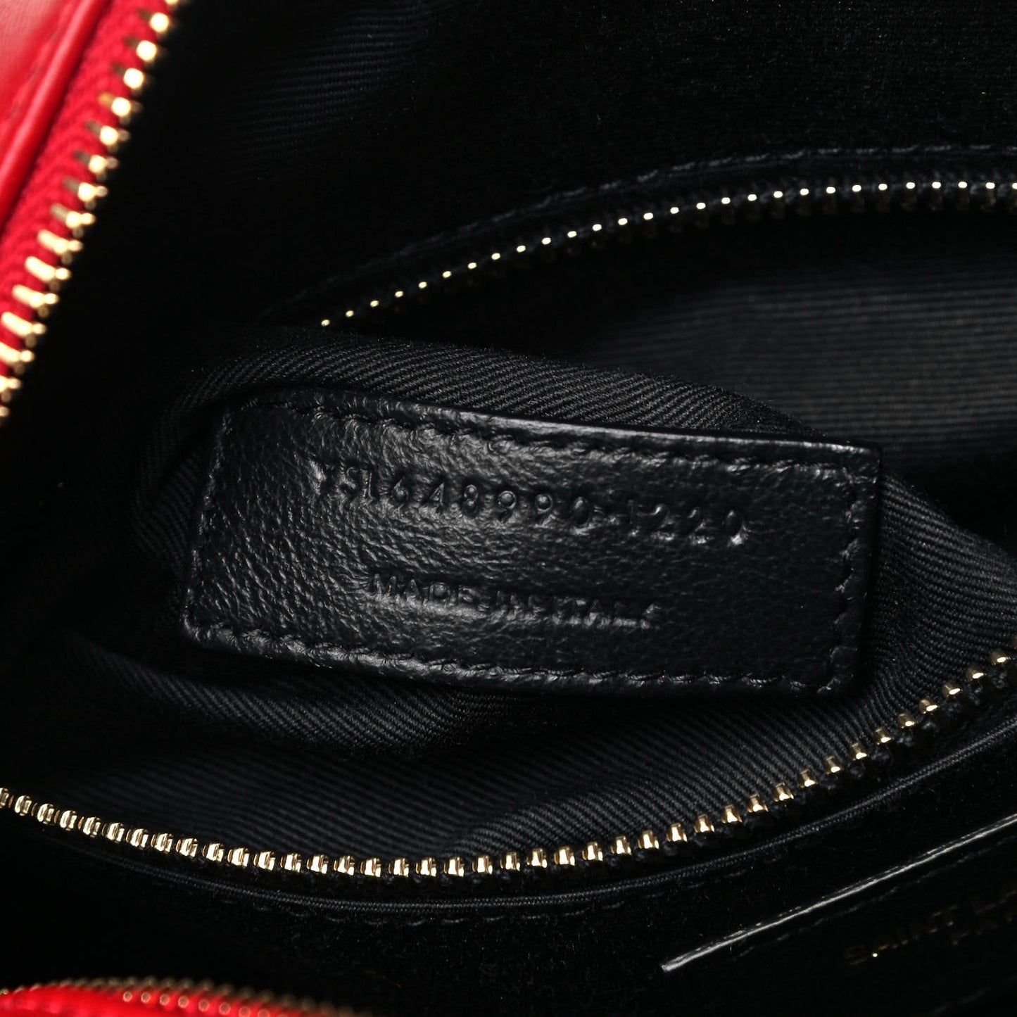 Lambskin Quilted Monogram Victoire Camera Bag Rouge Eros