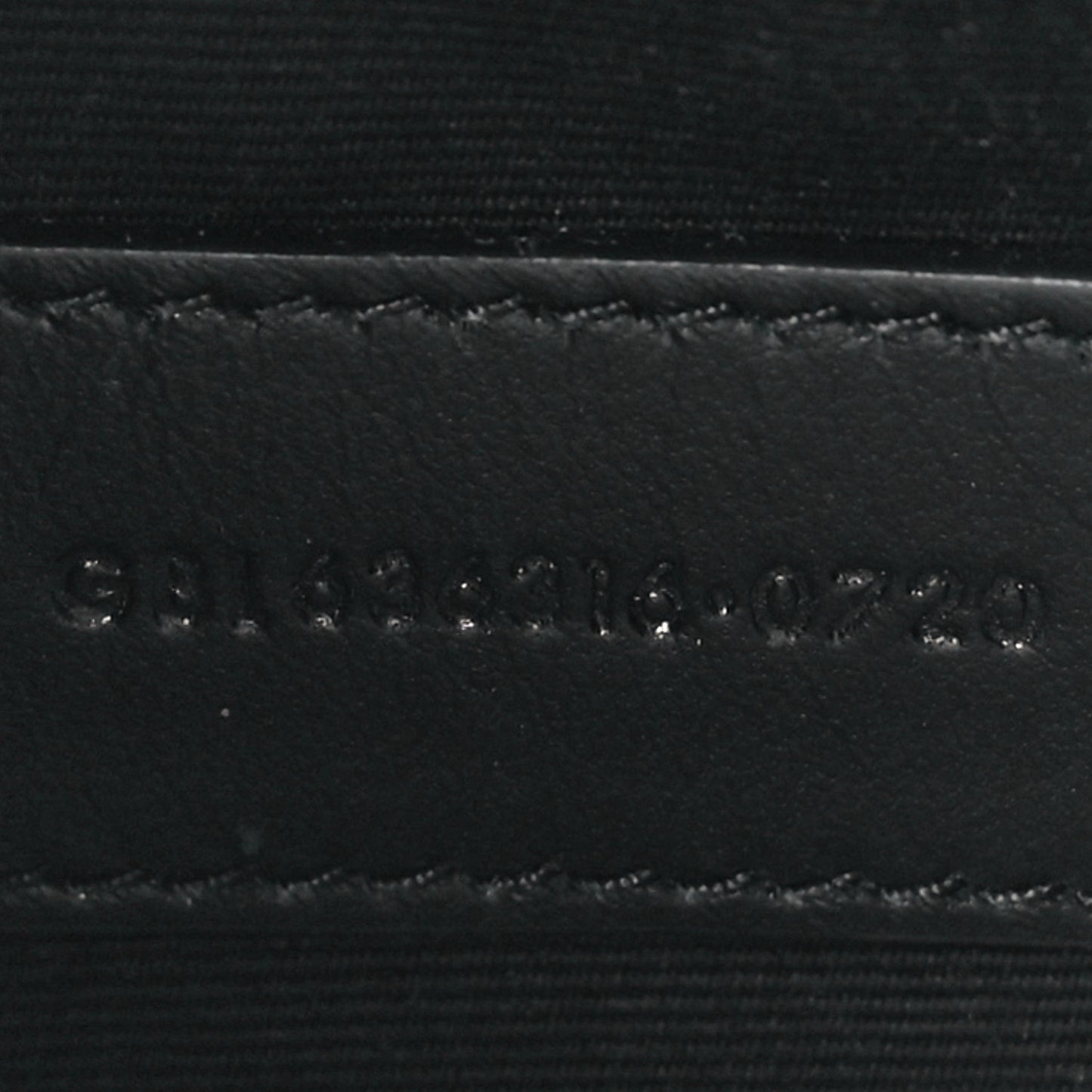 Calfskin Polka Dot Monogram Zip Bill Pouch Black White