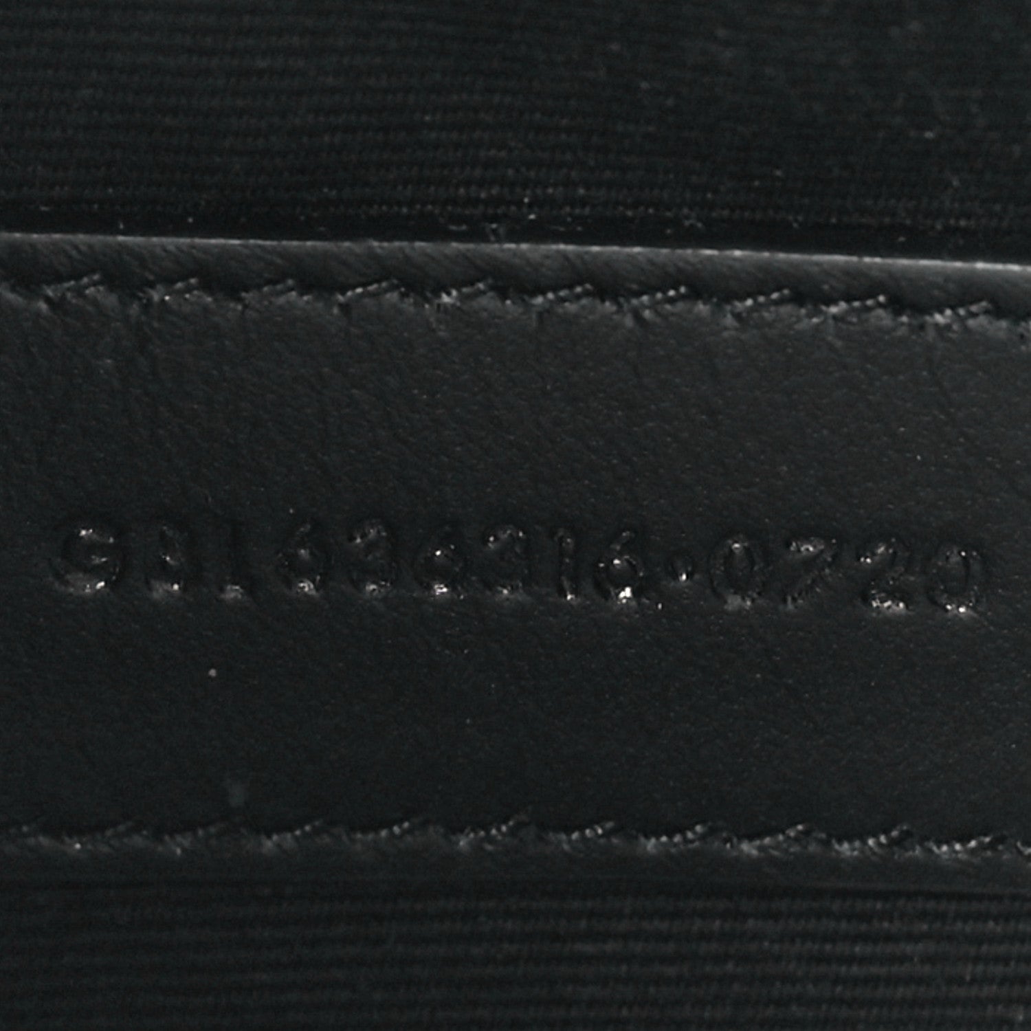 Saint Laurent Calfskin Polka Dot Monogram Zip Bill Pouch Black White 7 of 9