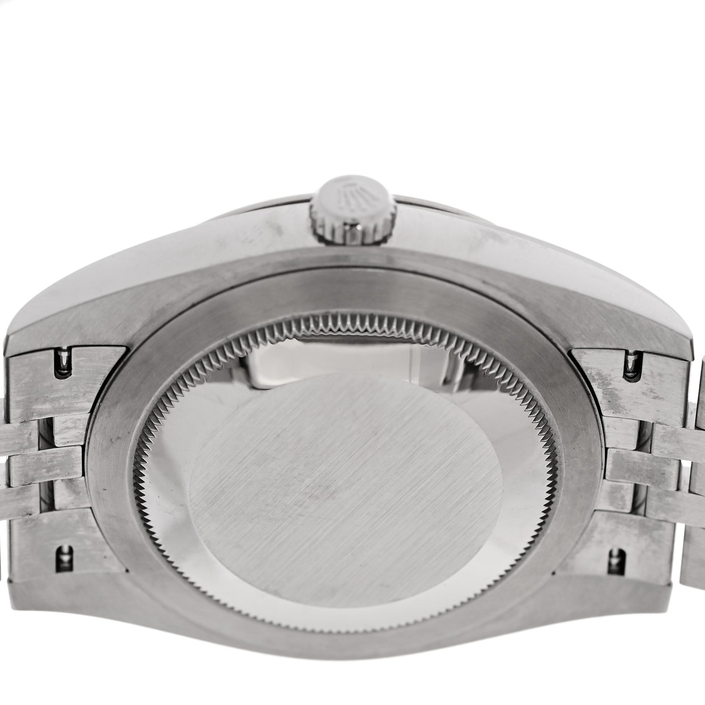 Stainless Steel 18K White Gold 41mm Oyster Perpetual Datejust Watch White Roman 126334