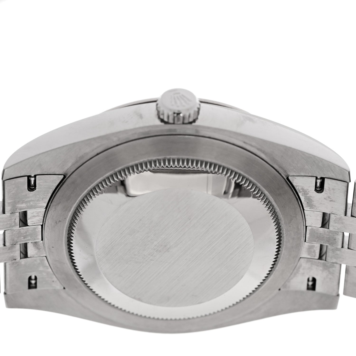 Rolex Stainless Steel 18K White Gold 41mm Oyster Perpetual Datejust Watch White Roman 126334 4 of 5