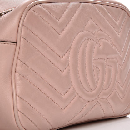 Gucci Calfskin Matelasse Small GG Marmont Chain Shoulder Bag Perfect Pink 15 of 15