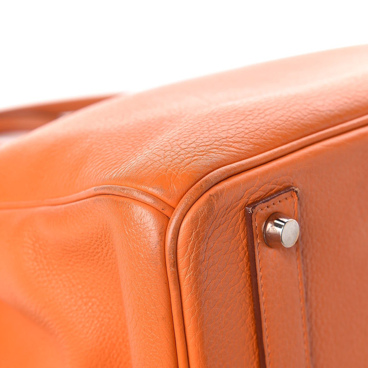 Taurillon Clemence Birkin 40 Orange