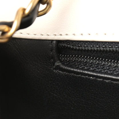 Chanel Caviar Quilted Medium CC Filigree Flap White Black 12 of 12