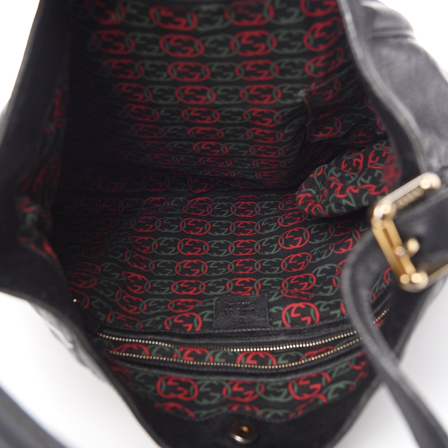Gucci Calfskin Medium Britt Hobo Black 4 of 10
