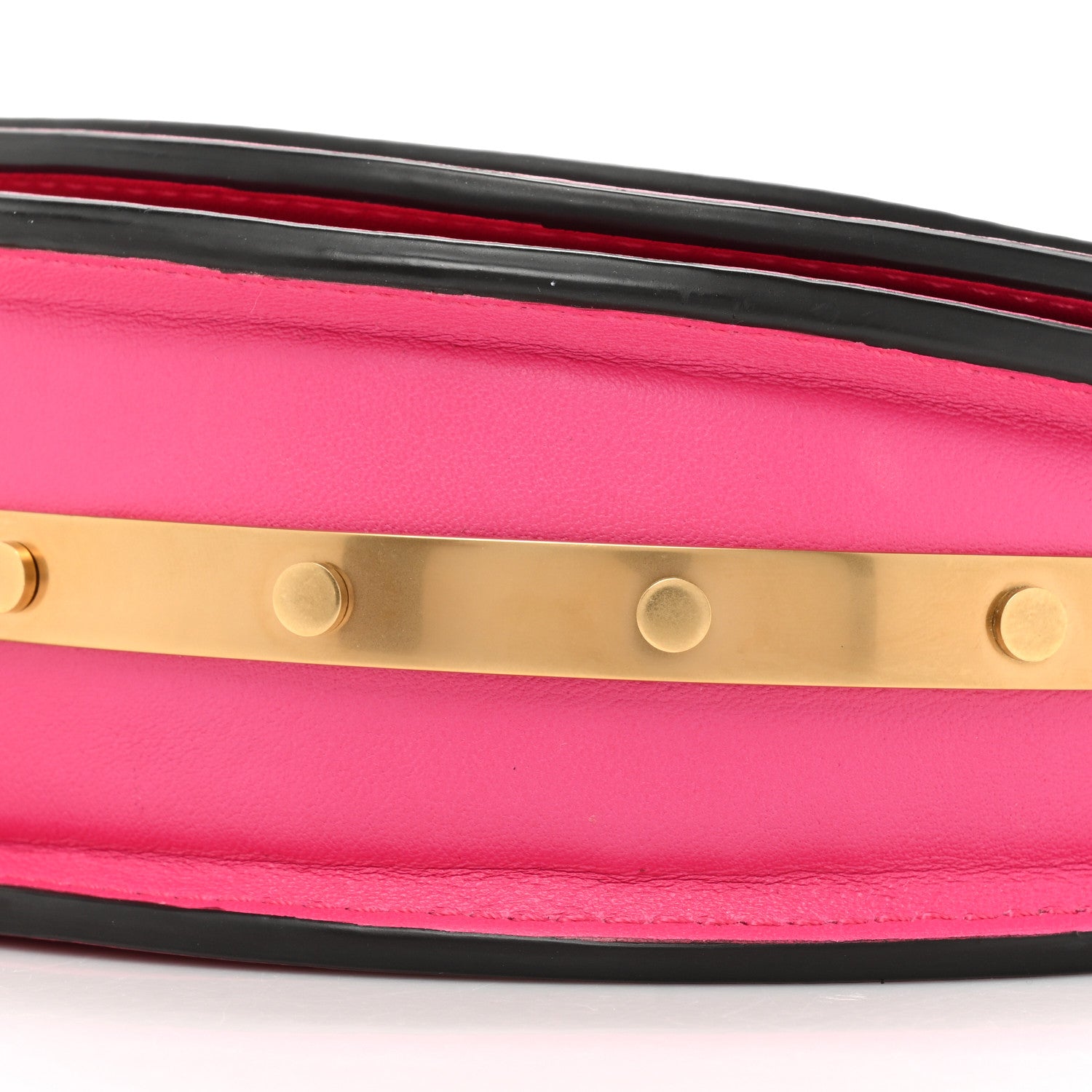 Chloe Calfskin Small Nile Bracelet Minaudiere Bag Fuchsia Rose 9 of 11