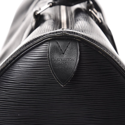Louis Vuitton Epi Speedy 30 Black 6 of 14
