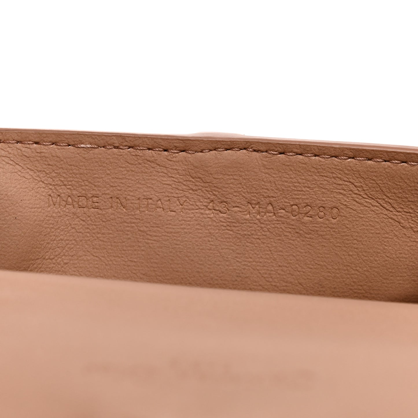 Ultra Matte Calfskin Nano Saddle Chain Pouch Rose Des Vents