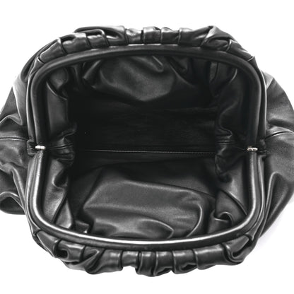 Bottega Veneta Smooth Butter Calf The Pouch Oversized Clutch Black 5 of 12