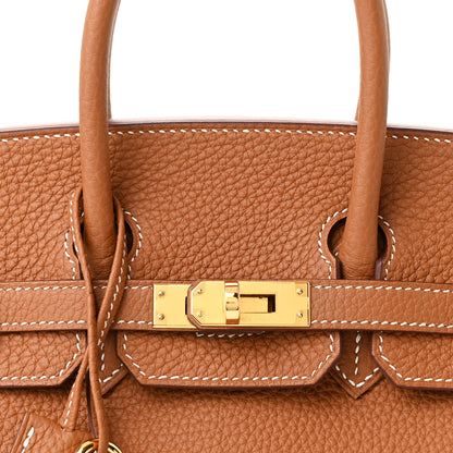 Hermes Togo Birkin 25 Gold 8 of 13