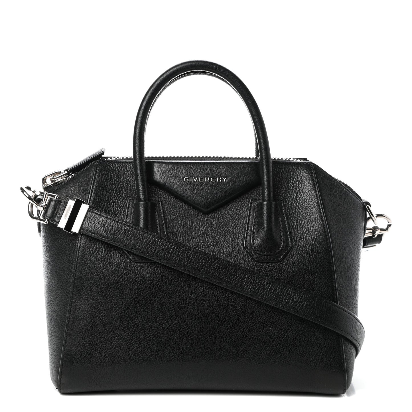 Sugar Goatskin Small Antigona Black
