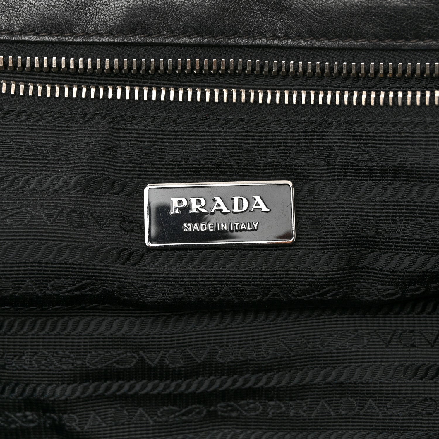 Prada Tessuto Nylon Gaufre Tote Black 6 of 14