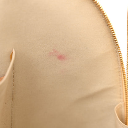 Louis Vuitton Vernis Alma GM Blanc Corail 13 of 17