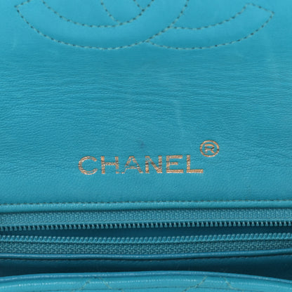 Chanel Lambskin Quilted Mini Square Flap Blue 5 of 11