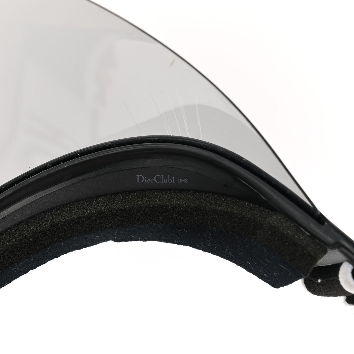Mirrored DiorClub1 Sun Visor Black
