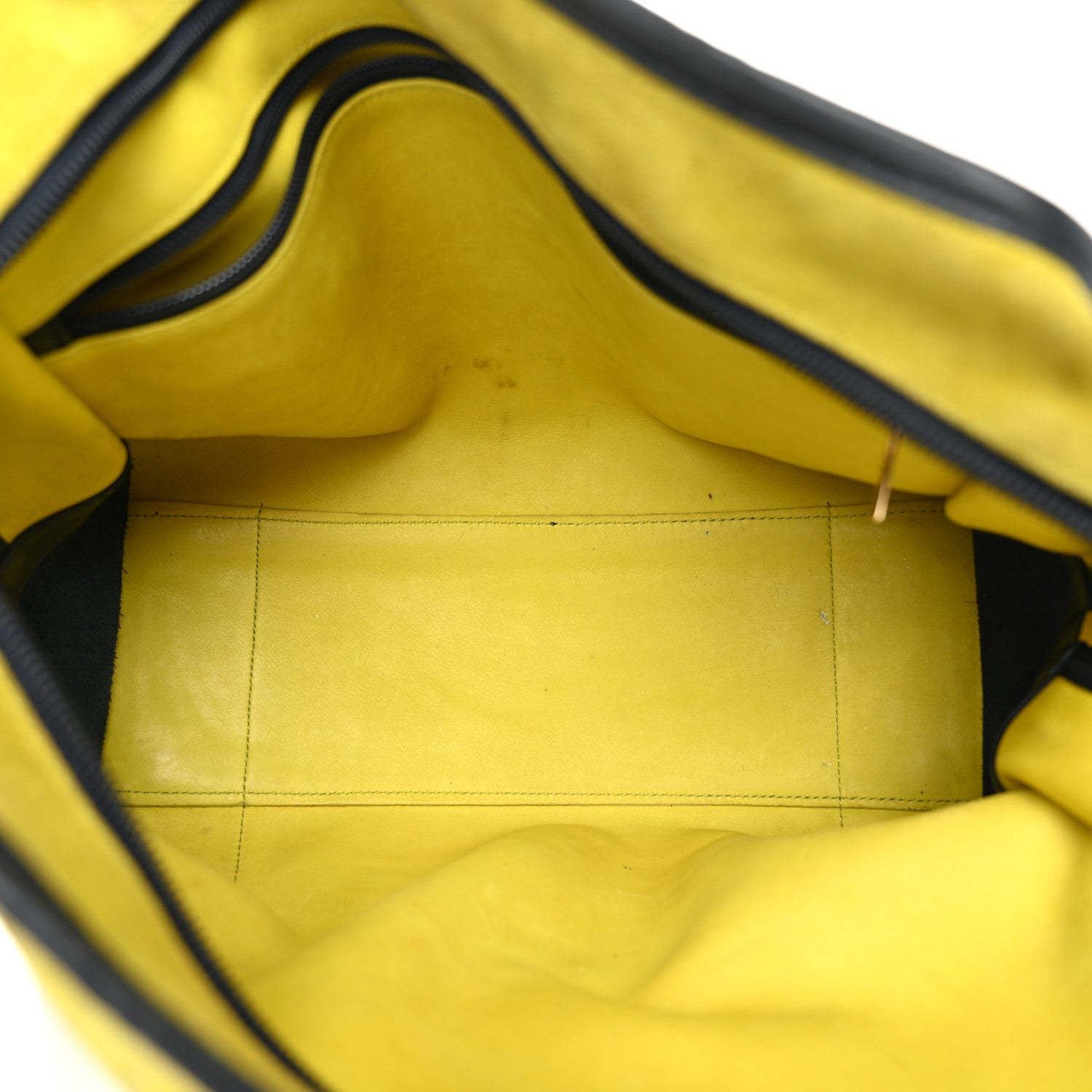 Loewe Suede Calfskin Amazona Yellow Black 5 of 11