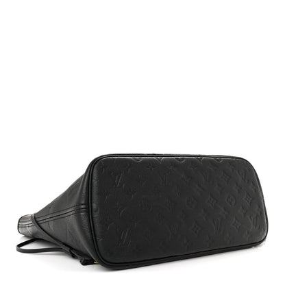 Louis Vuitton Empreinte Monogram Giant Neverfull MM Black 6 of 25