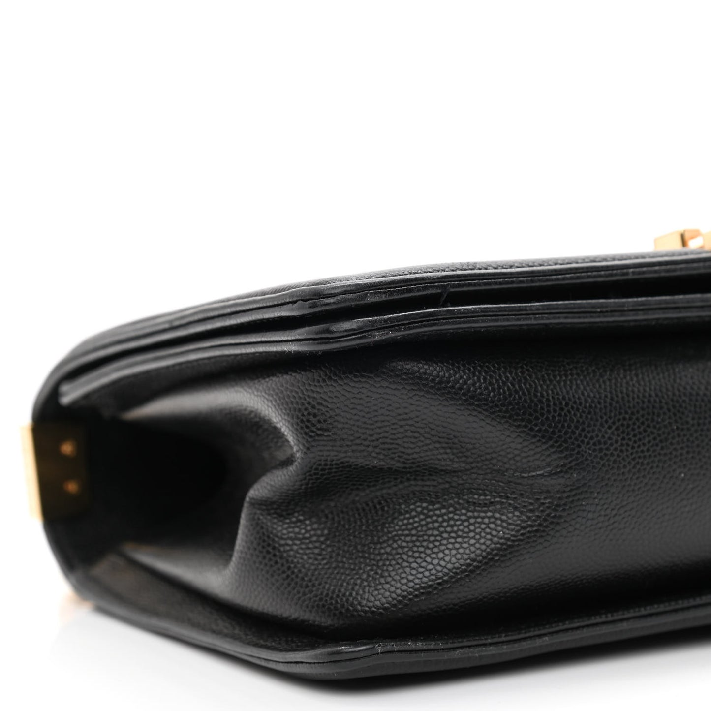 Caviar Quilted Medium Boy Flap Black